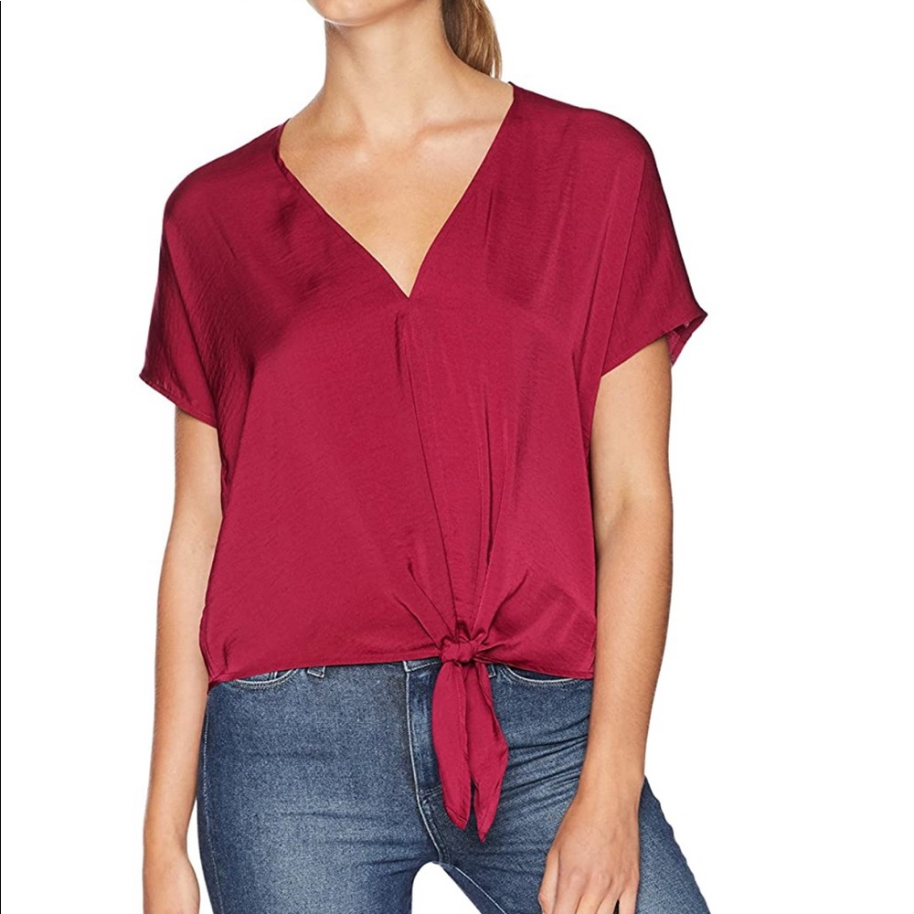 Lucky Brand Tie Front Blouse Size 1X